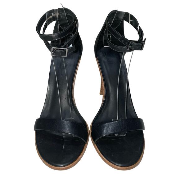 Tibi New York Amber Black Leather Strappy Heels    Size: EU 39 US 9 - Picture 2 of 8